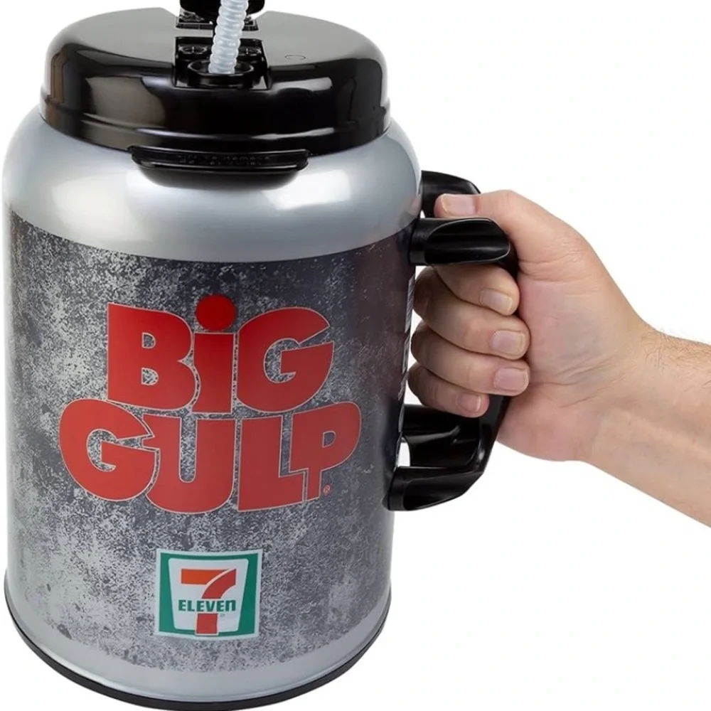 7 Eleven 7-11 Big Gulp Mug Whirley Insulated Cup With Straw 100 oz